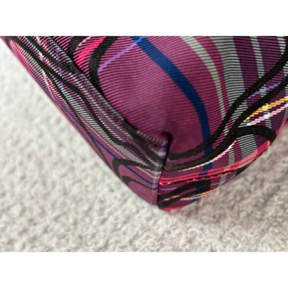 Coach Pink Purple Tartan Poppy Plaid Tote Purse F15229 #67008 - Picture 8 of 14